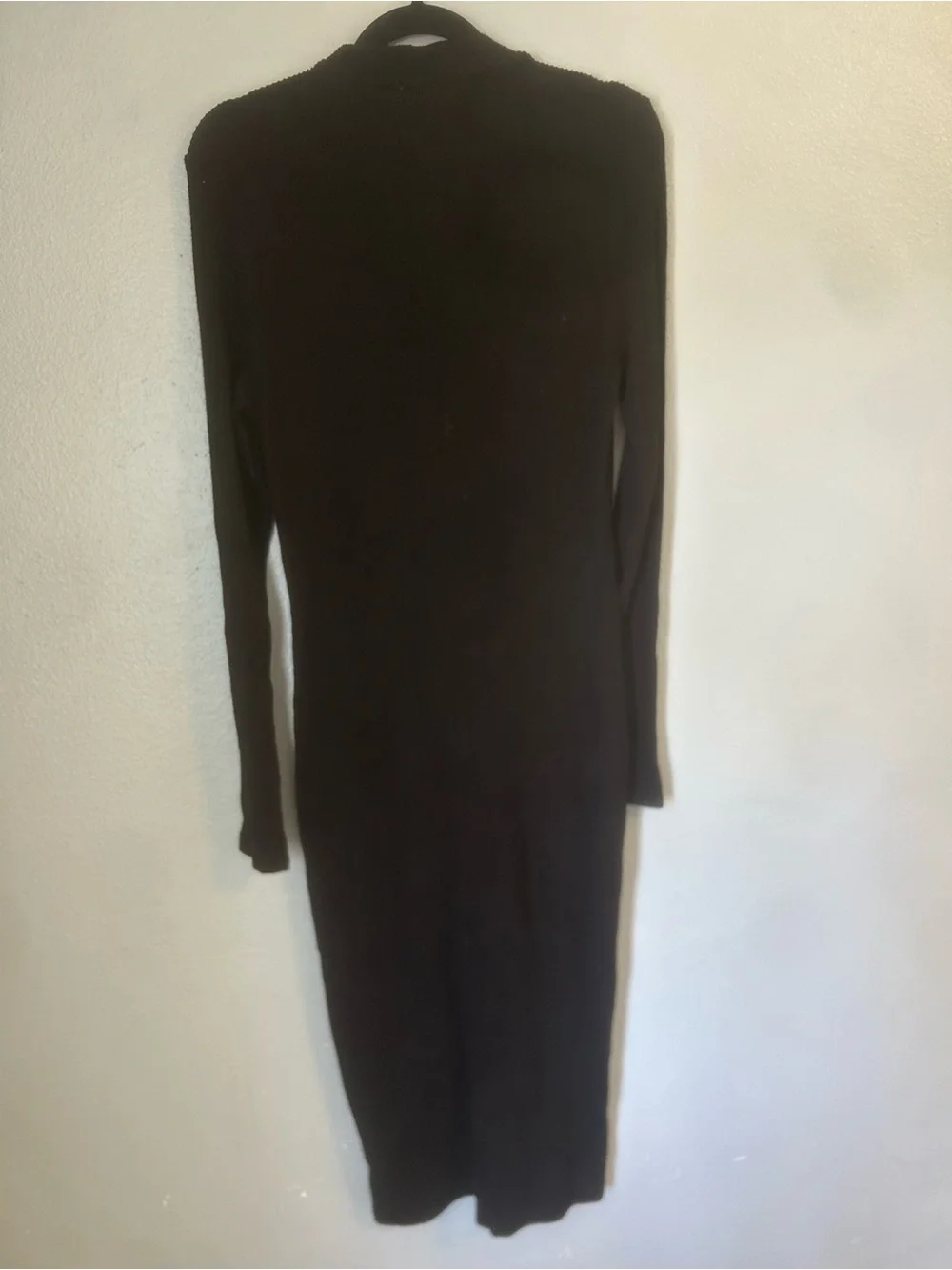 Faherty ribbed button down midi dress